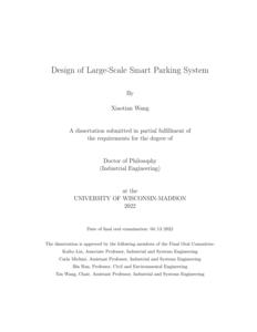 Design of Large-Scale Smart Parking System