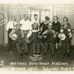 "Rube" Tronson and his National Barn-Dance Fiddlers