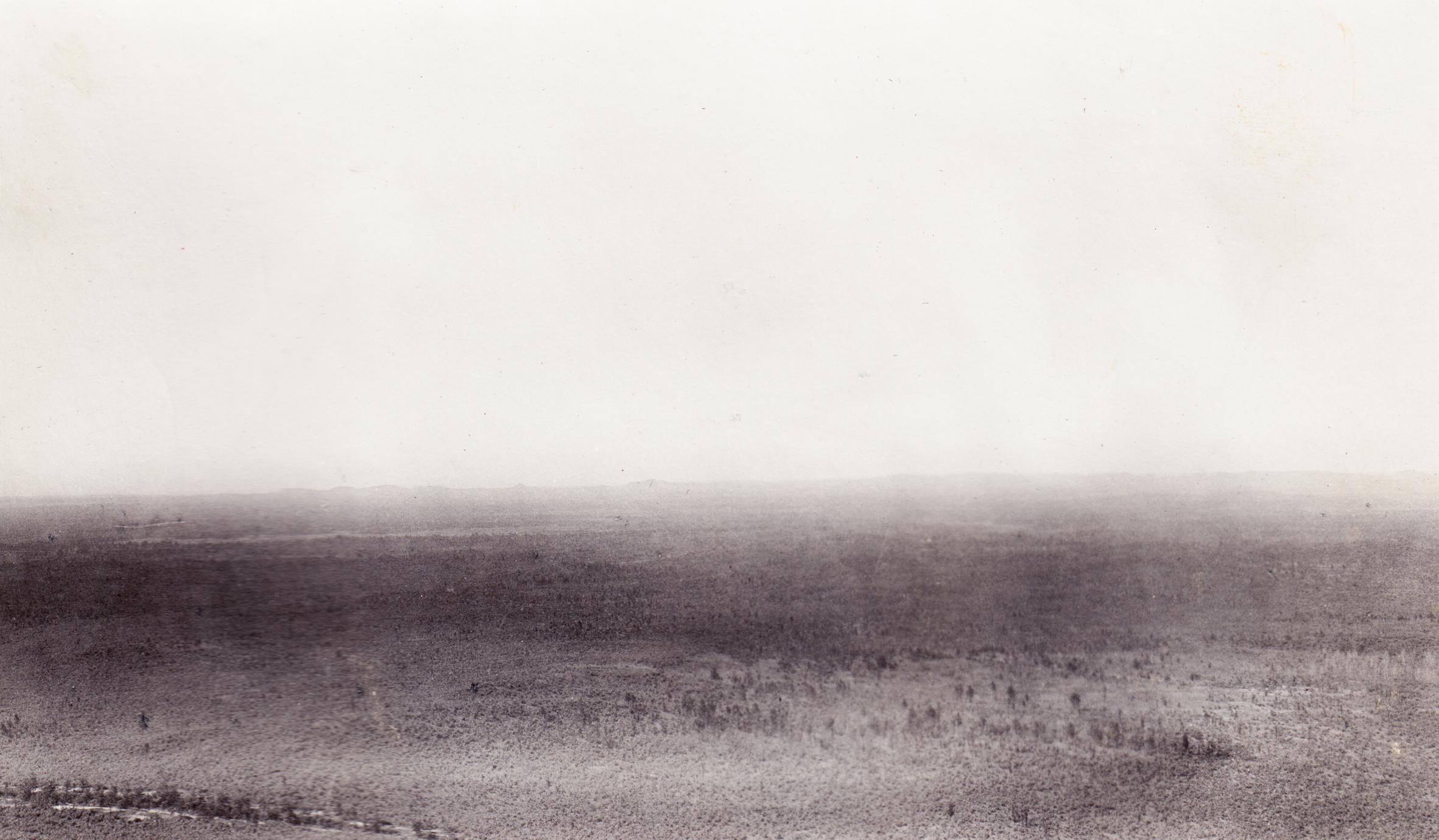 View of Long Mound from Saddle Mound