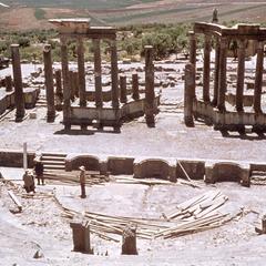 Ruins of Roman Theater at Dougga