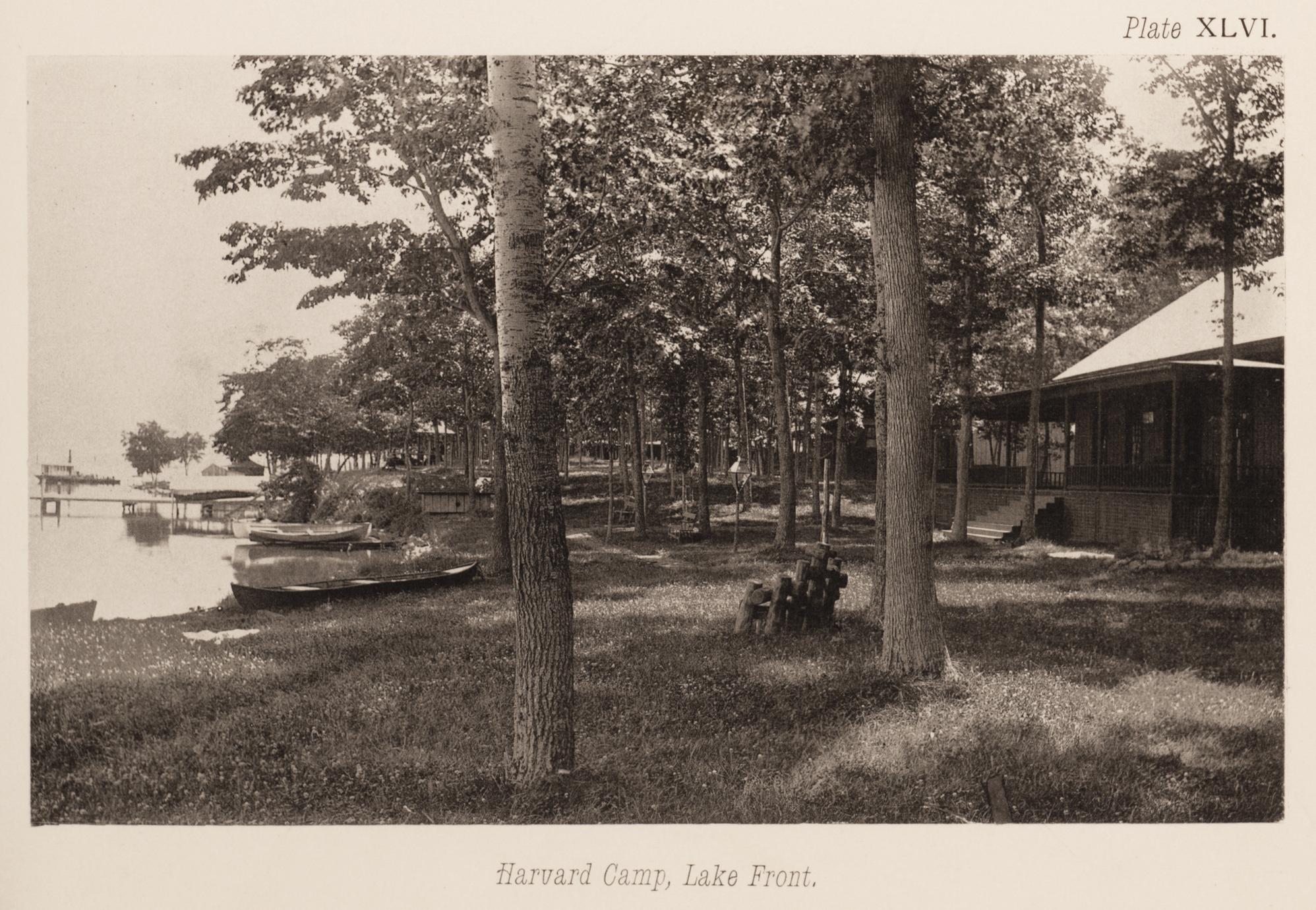 ‎Harvard Camp, lake front - UWDC - UW-Madison Libraries