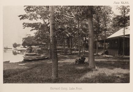Harvard Camp, lake front