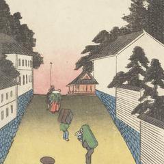 Evening View of Kasumigaseki, from the series Famous Places in the Eastern Capital