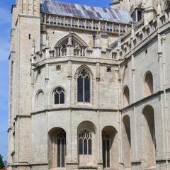 Gloucester Cathedral exterior St Andrew's chapel