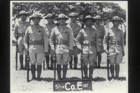 Chief of Infantry Combat Team, 57th Infantry, Co. E, 1938