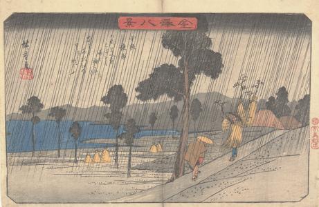 Night Rain at Koizumi, from the series Eight Views of Kanazawa