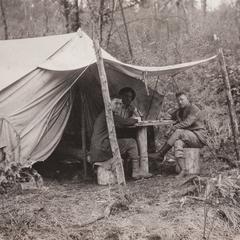 Surveyors at camp