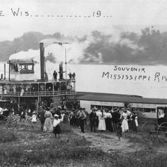 Cassville, Wis. - 19--, souvenir, Mississippi River