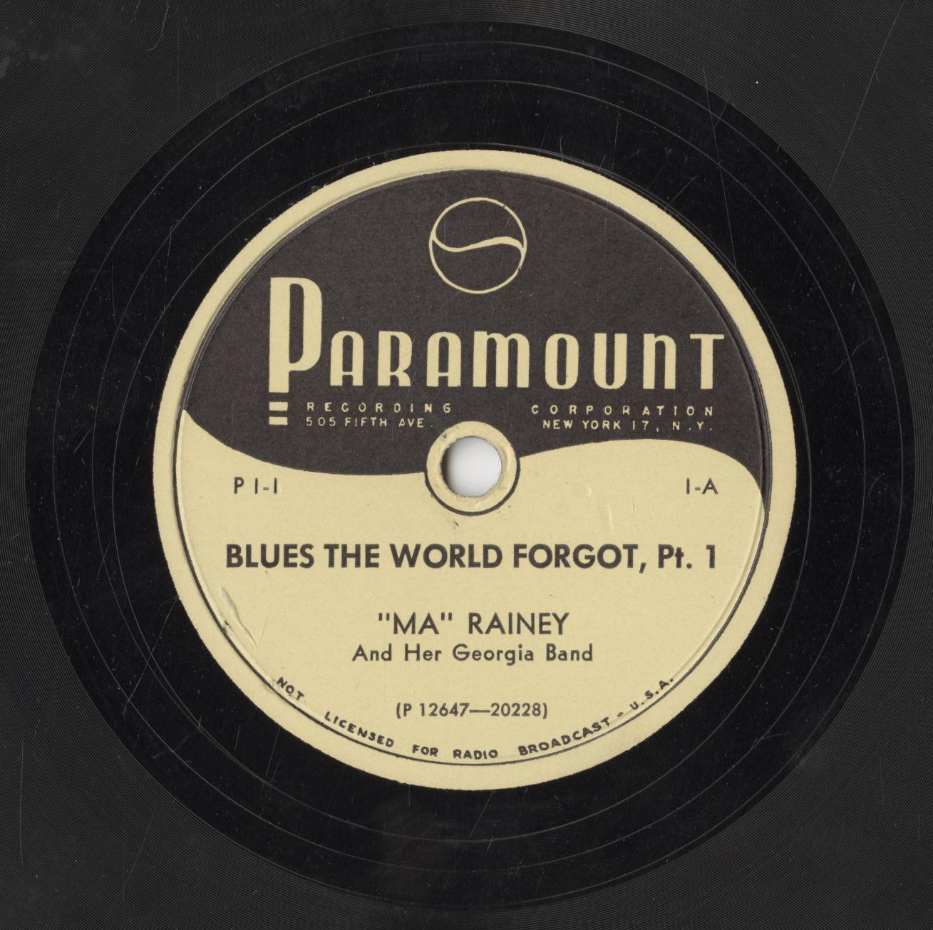 Blues the world forgot, pt. 1