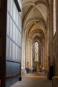Durham Cathedral south choir aisle looking east