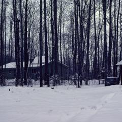 View of Juday House in winter