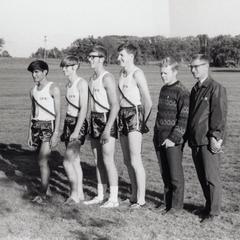Men's track team, 1968
