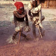 Two Shinje Mask Dancers