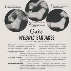 Webril Bandages advertisement