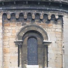 Cambridge Holy Sepulchre clerestory window