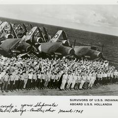 Survivors of U.S.S. Indianapolis aboard U.S.S. Hollandia