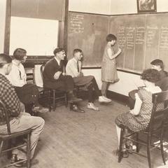 Class for students with hearing impairments, Doty School, Madison, Wisconsin