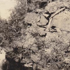 Upper Keweenawan sandstone outcrop