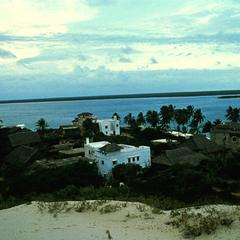Scene of Zanzibar Neighborhood Including a Mosque