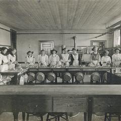 Cookery class, circa 1910