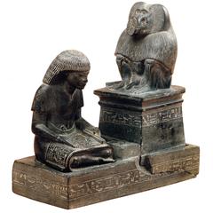Egyptian Hamadryas Baboon Sculpture