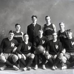 Basketball team portrait