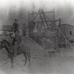 Frank Foster at gold mine
