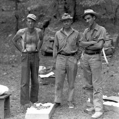 Ward Russell, Alden Miller, and A. Starker Leopold at Rio Gavilan