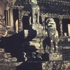 Angkor Wat lions