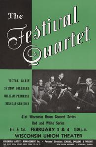 Festival Quartet concert poster