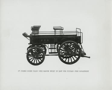 Horse-drawn hose wagon by Pirsch