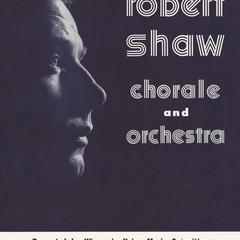 Robert Shaw Chorale and Orchestra concert poster