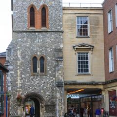 Winchester Cathedral abbey precinct gate