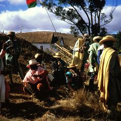 A Band Playing as Part of Famadihana, a Burial Tradition on the High Plateau