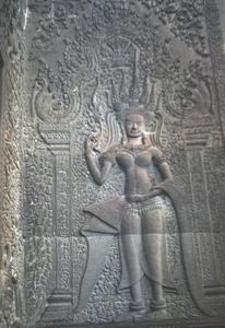 Angkor Wat : apsara, outer enclosure