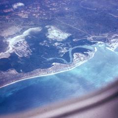 Aerial View of Shoreline between Dar es Salaam and Mombasa