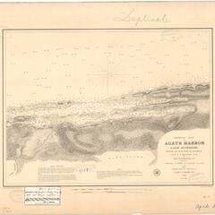 Preliminary chart of Agate Harbor, Lake Superior