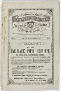 Woodcock's printers' and lithographers' weekly gazette
