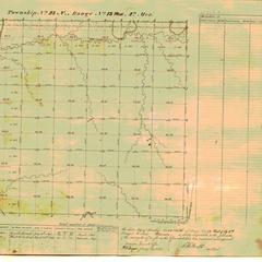 [Public Land Survey System map: Wisconsin Township 23 North, Range 13 West]