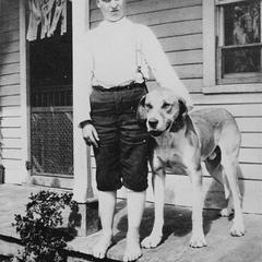 Fred Martin and dog