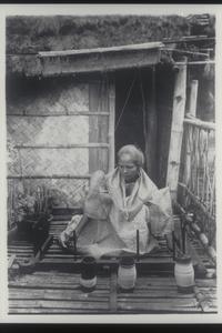 Woman weaving, Ilocos Norte, 1926