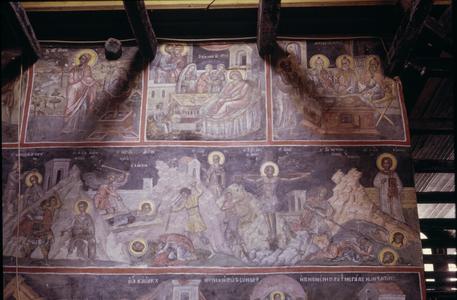 Frescos at the Lavra trapezon