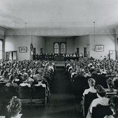 Students in auditorium