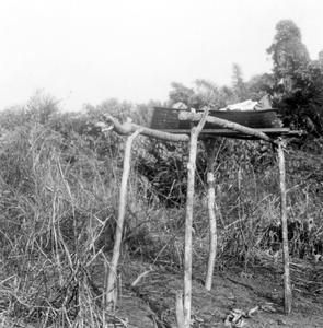 A Rest Stand for Headload Baskets Near a Kuba-Ngongo Village