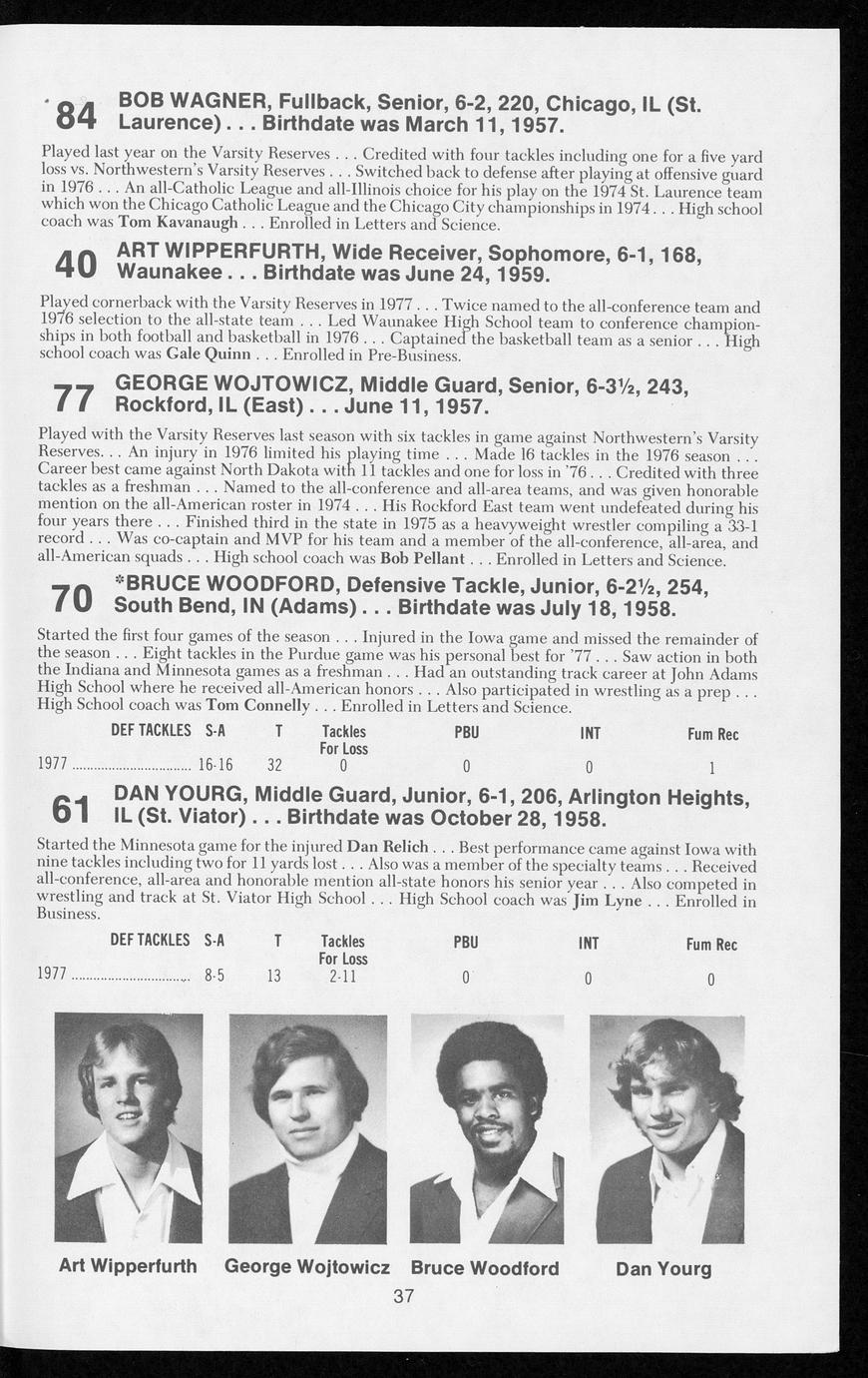 Wisconsin football 1978 Full view UWDC UWMadison Libraries