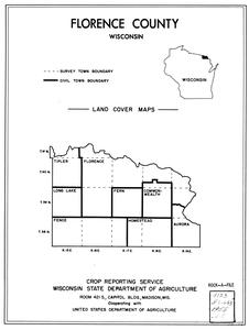Florence County, Wisconsin, land cover maps