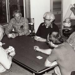 Playing cards in the Juday House of Trout Lake Station