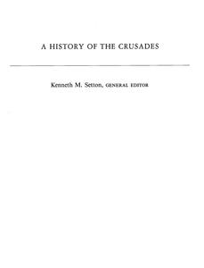 Volume VI: The impact of the Crusades on Europe