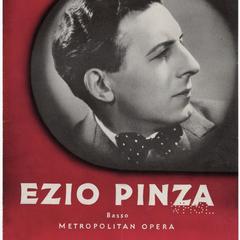 Ezio Pinza concert poster