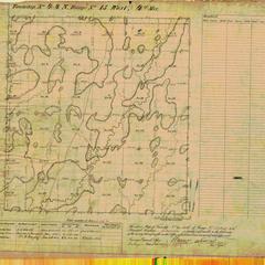 [Public Land Survey System map: Wisconsin Township 44 North, Range 15 West]